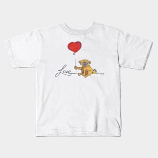 Love Pug Kids T-Shirt